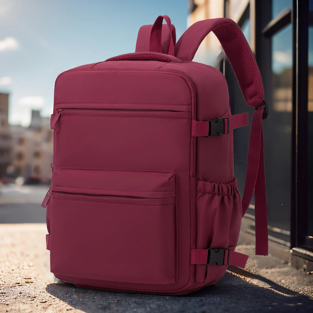 Mochila de Viaje Transfronteriza para Hombre y Mujer, Bolsa de Equipaje con Compartimento para Zapatos de Gran Capacidad, Bolsa de Negocios para Computadora, Bolsa Escolar para Estudiantes, Bolsa para Viajes Diarios