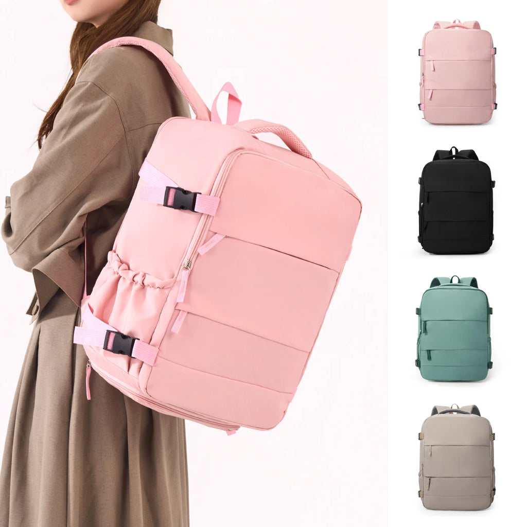 Mochila de Viaje Transfronteriza para Hombre y Mujer, Bolsa de Equipaje con Compartimento para Zapatos de Gran Capacidad, Bolsa de Negocios para Computadora, Bolsa Escolar para Estudiantes, Bolsa para Viajes Diarios